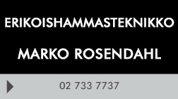 Erikoishammasteknikko Marko Rosendahl logo